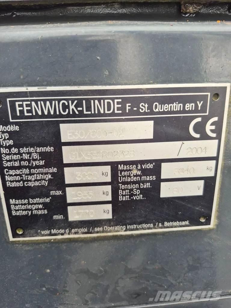 Linde e30/600-02 Elektrische heftrucks