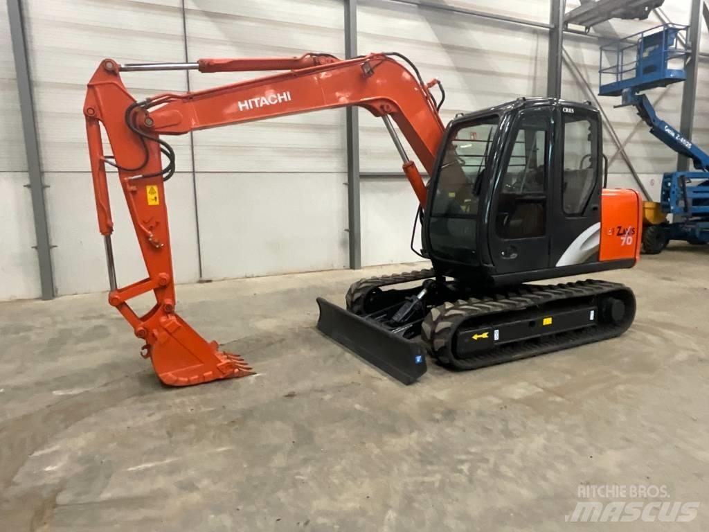 Hitachi ZX 70 Midigraafmachines 7t - 12t
