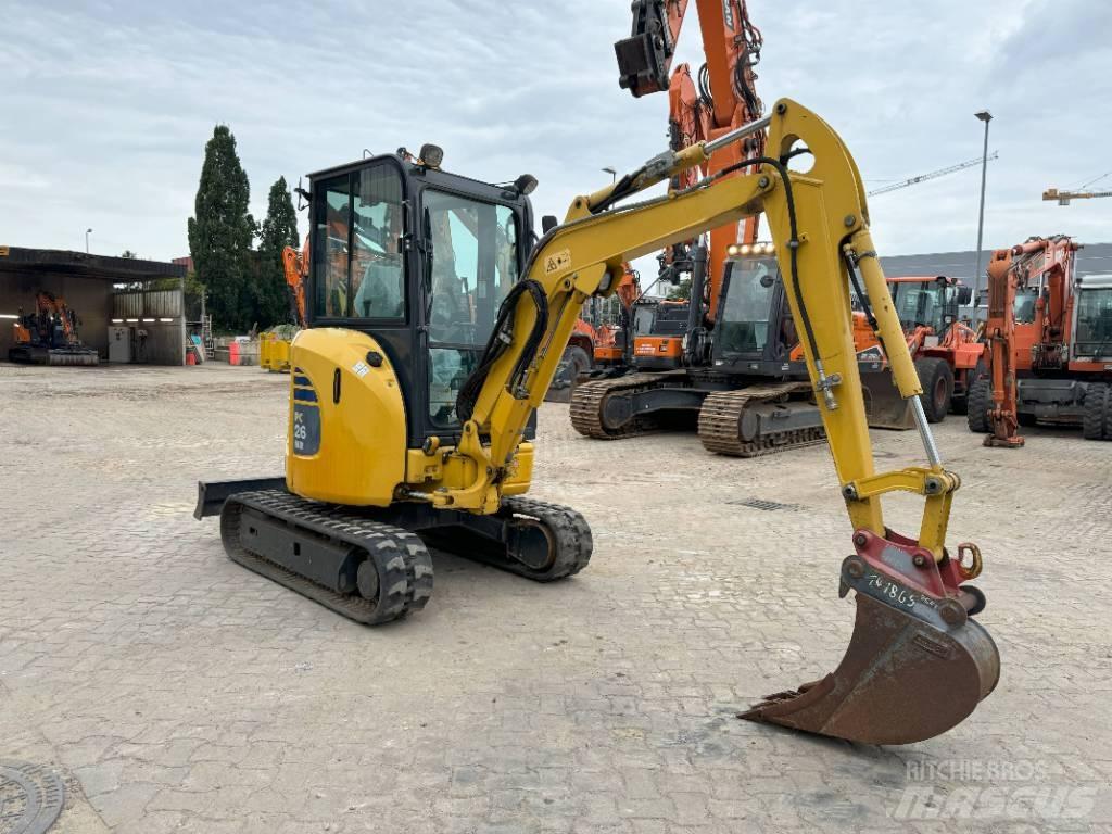 Komatsu PC26MR-3 Minigraafmachines < 7t