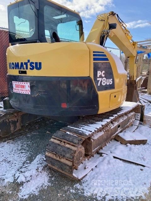 Komatsu PC 78 Rupsgraafmachines