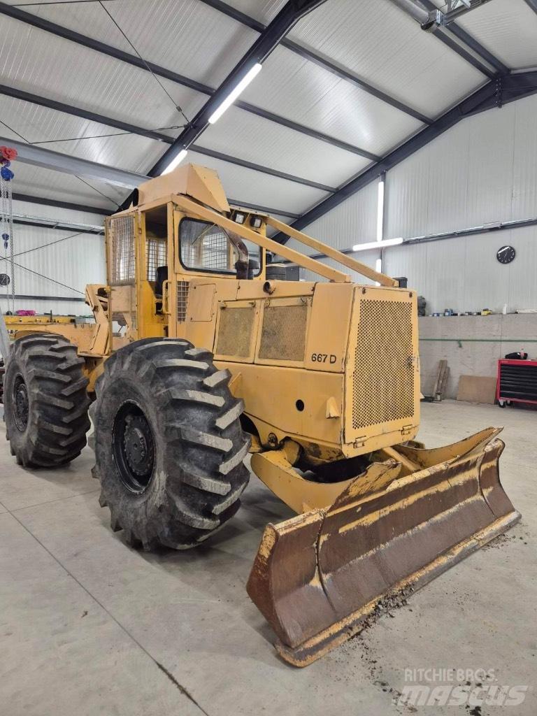 John Deere 667d Bosbouw tractoren