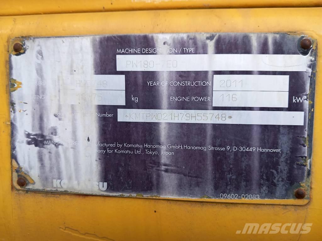 Komatsu PW 180-7EO Wielgraafmachines