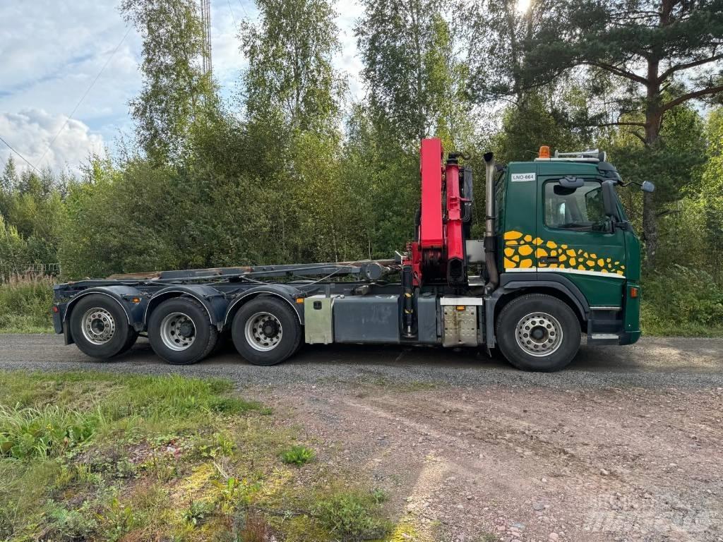 Volvo FM 440 Vlakke laadvloer met kraan