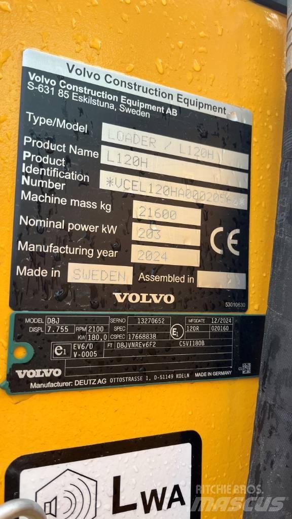 Volvo L120H Wielladers