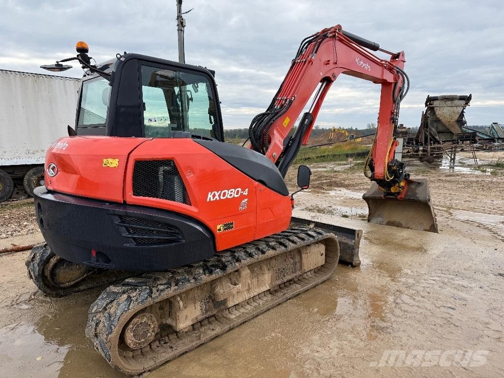 Kubota KX 080-4 Minigraafmachines < 7t