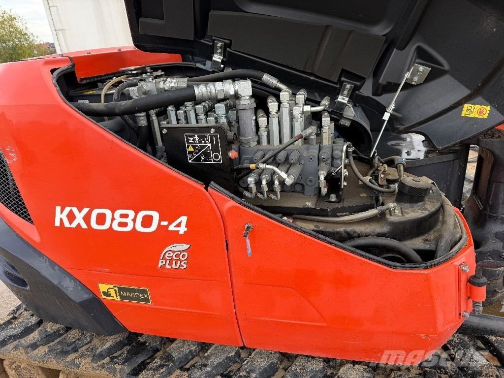Kubota KX 080-4 Minigraafmachines < 7t