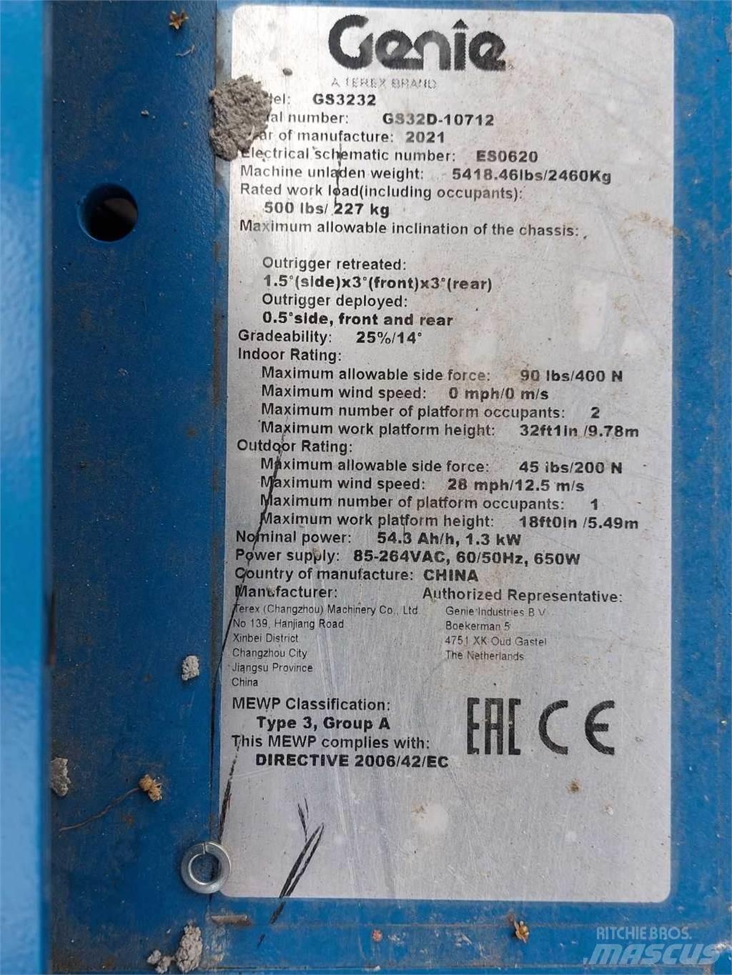 Genie GS3232 Schaarhoogwerkers