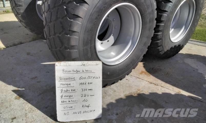  MAXAM 600/55R26.5 Banden, wielen en velgen