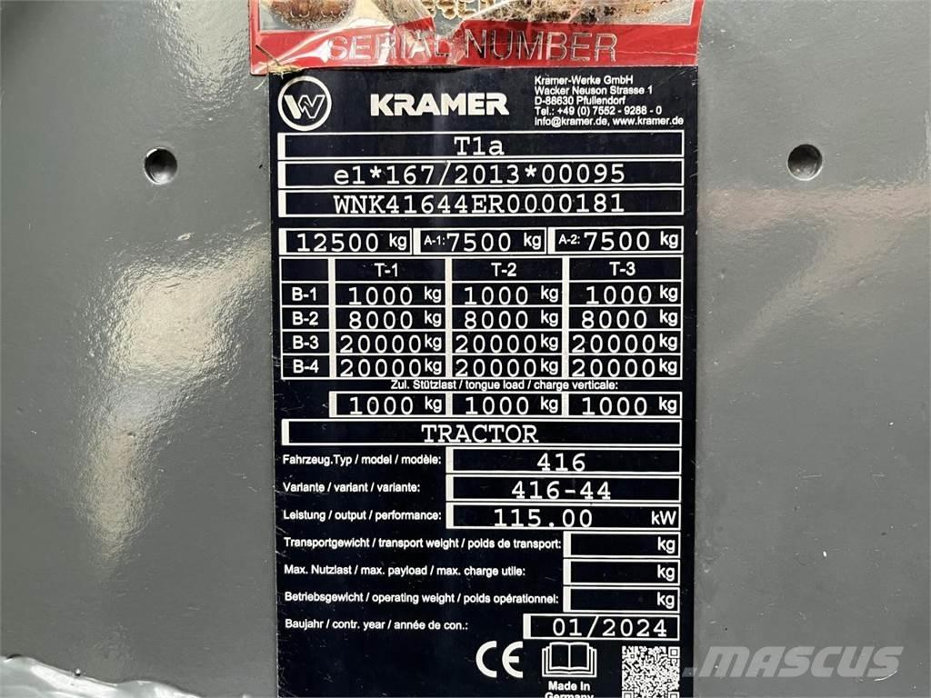 Kramer KT557 Verreikers voor landbouw