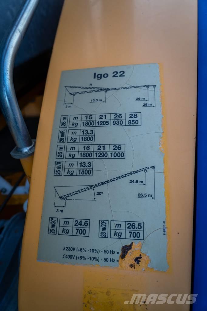 Potain Igo 22 Snelmontage kranen