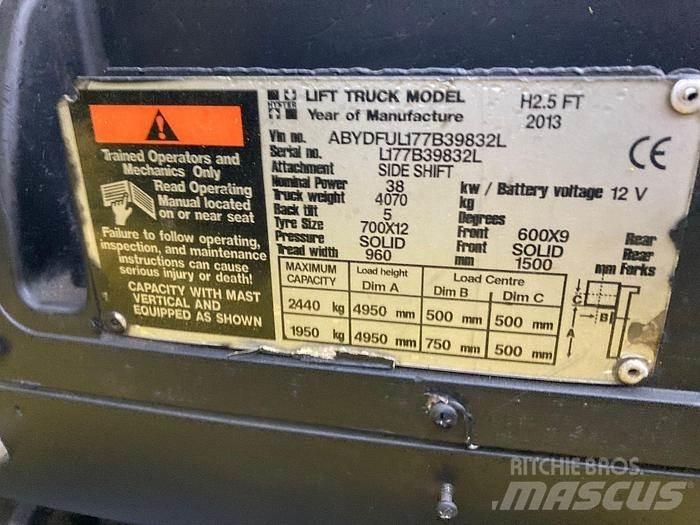 Hyster H2.5Ft Stapelaar meeloop