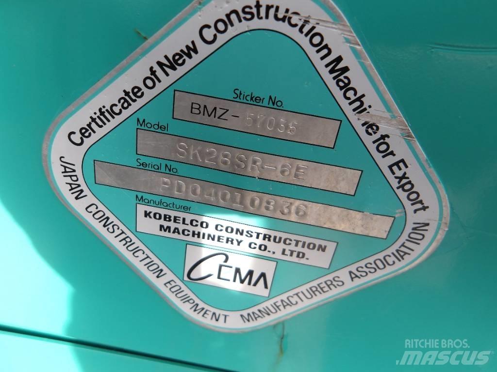 Kobelco SK 28 SR Minigraafmachines < 7t