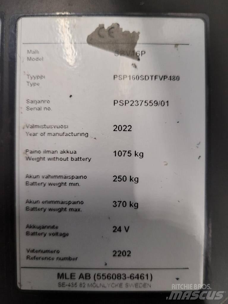 Mitsubishi SBV 16 P Zelfrijdende stapelaars
