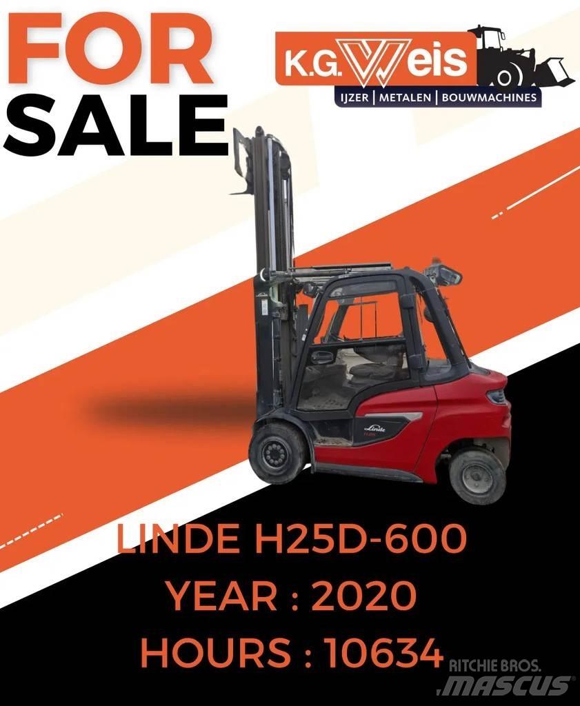Linde H25D-600 Diesel heftrucks