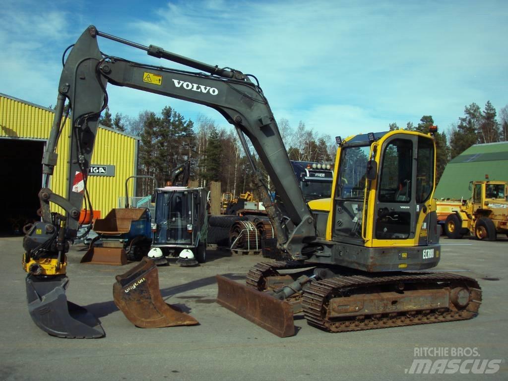 Volvo ECR 88 Midigraafmachines 7t - 12t