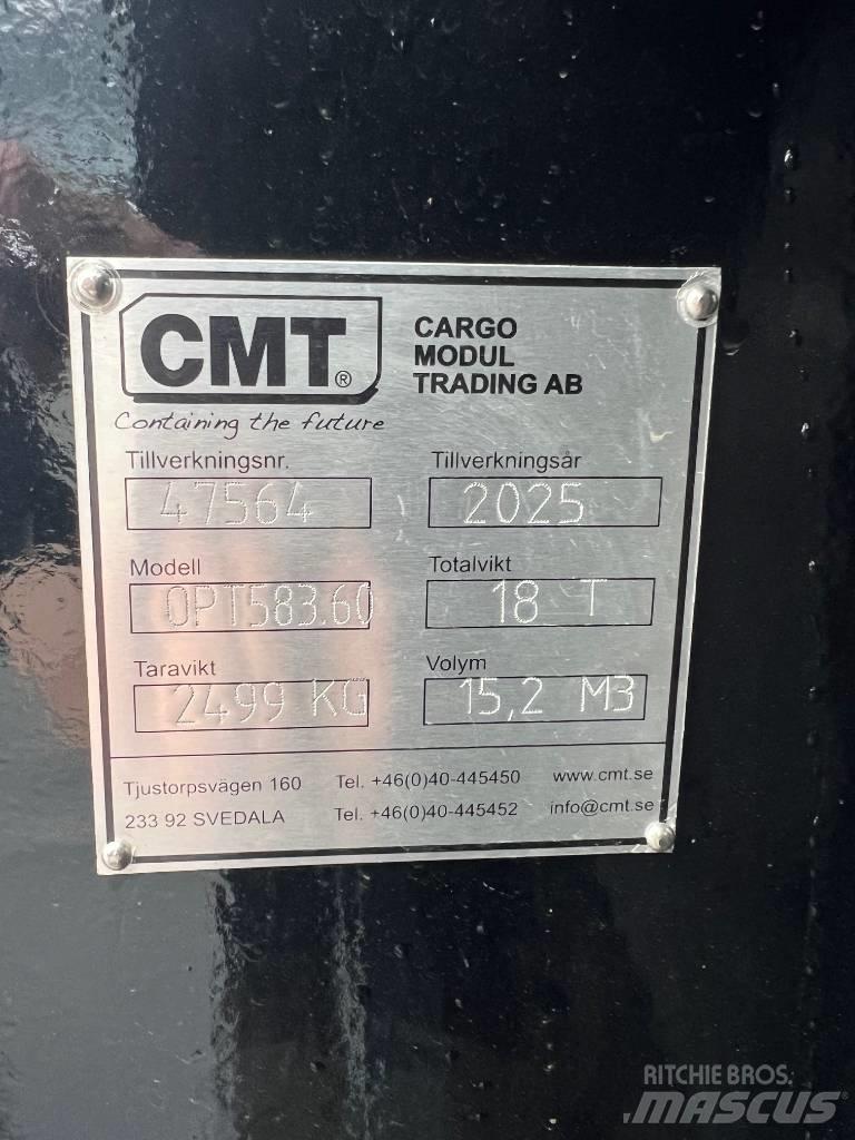 CMT Schaktflak 15m3 Demonteerbaar