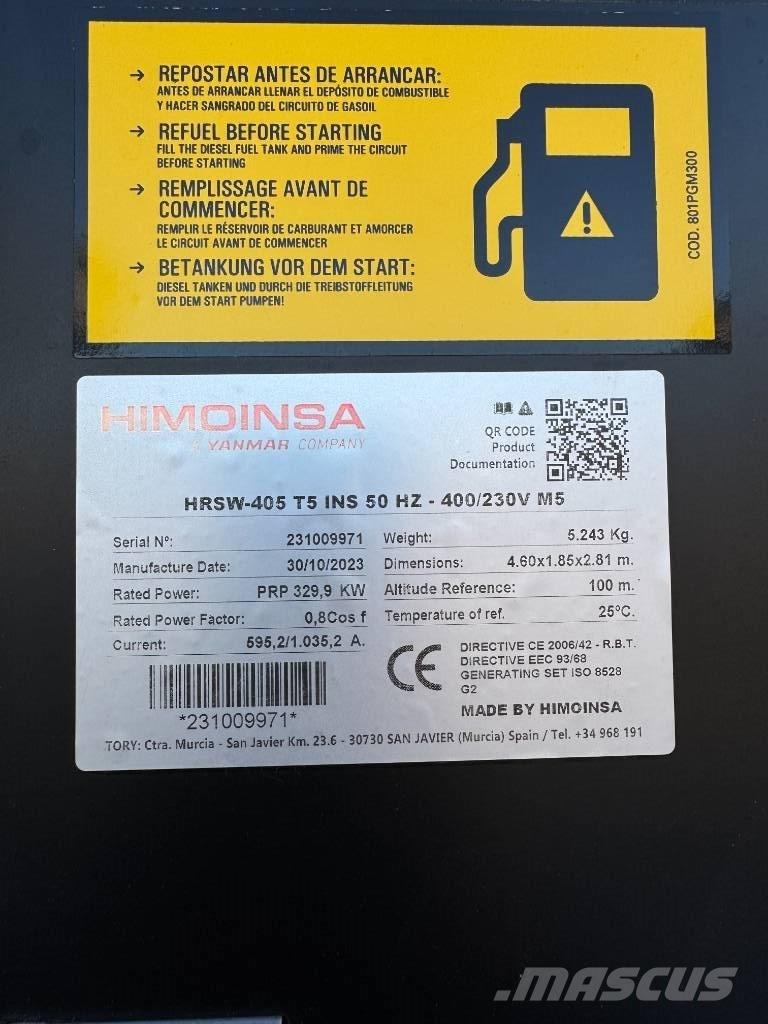 Himoinsa 405 Kva Diesel generatoren