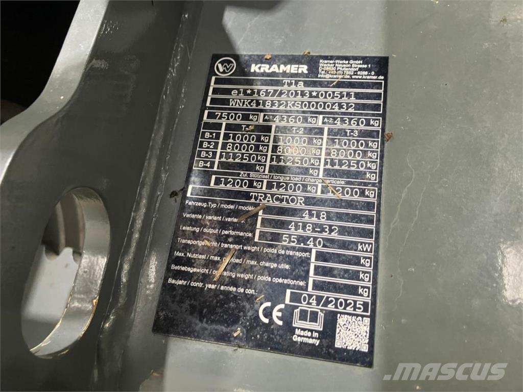 Kramer KT276 Verreikers voor landbouw