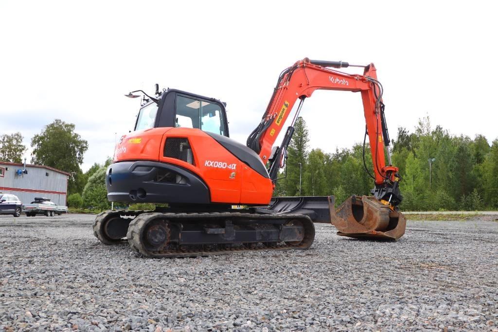 Kubota KX080-4a Midigraafmachines 7t - 12t