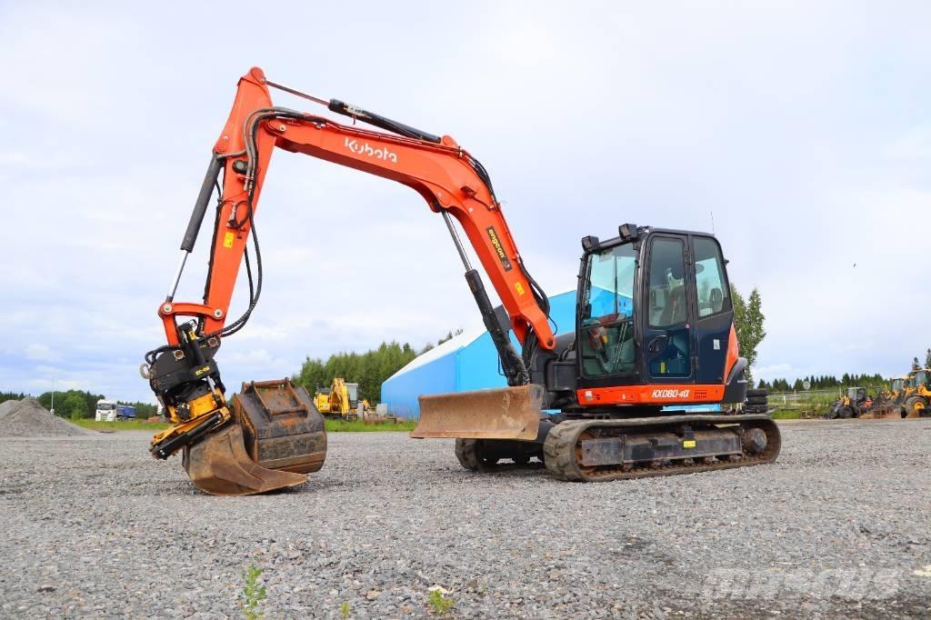 Kubota KX080-4a Midigraafmachines 7t - 12t