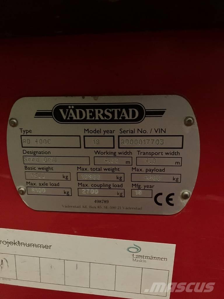 Väderstad Rapid400C Zaaicombinaties