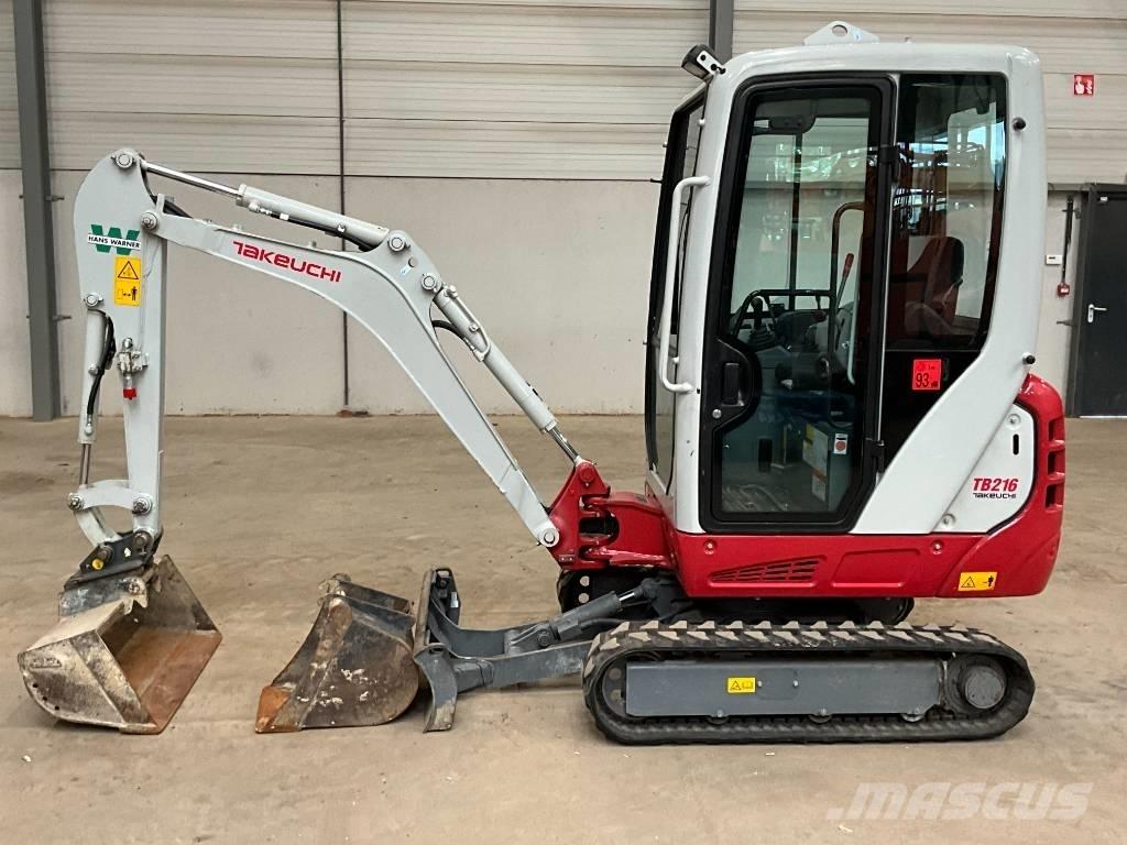 Takeuchi TB 216 Minigraafmachines < 7t