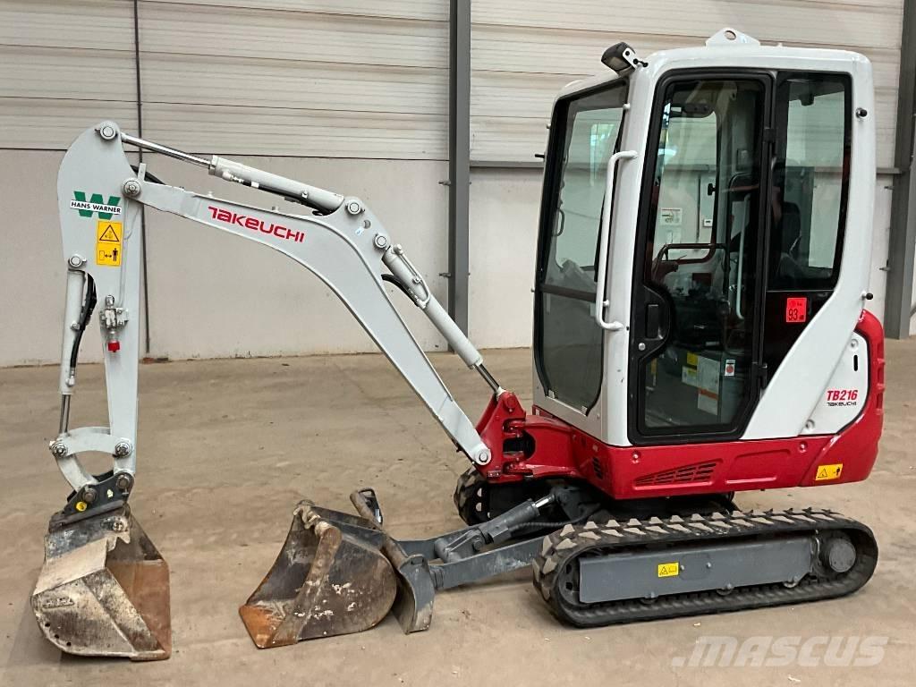 Takeuchi TB 216 Minigraafmachines < 7t