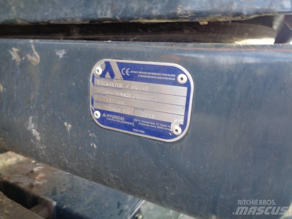 Hyundai HW 140 Wielgraafmachines
