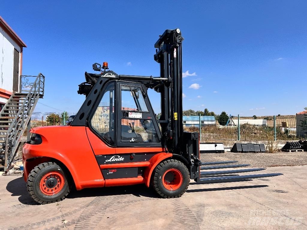 Linde H 80 Diesel heftrucks