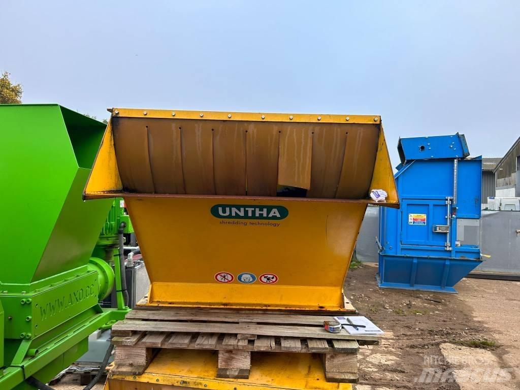 Untha RS50 Feed Hood Afvalverwerking / recycling & groeve spare parts
