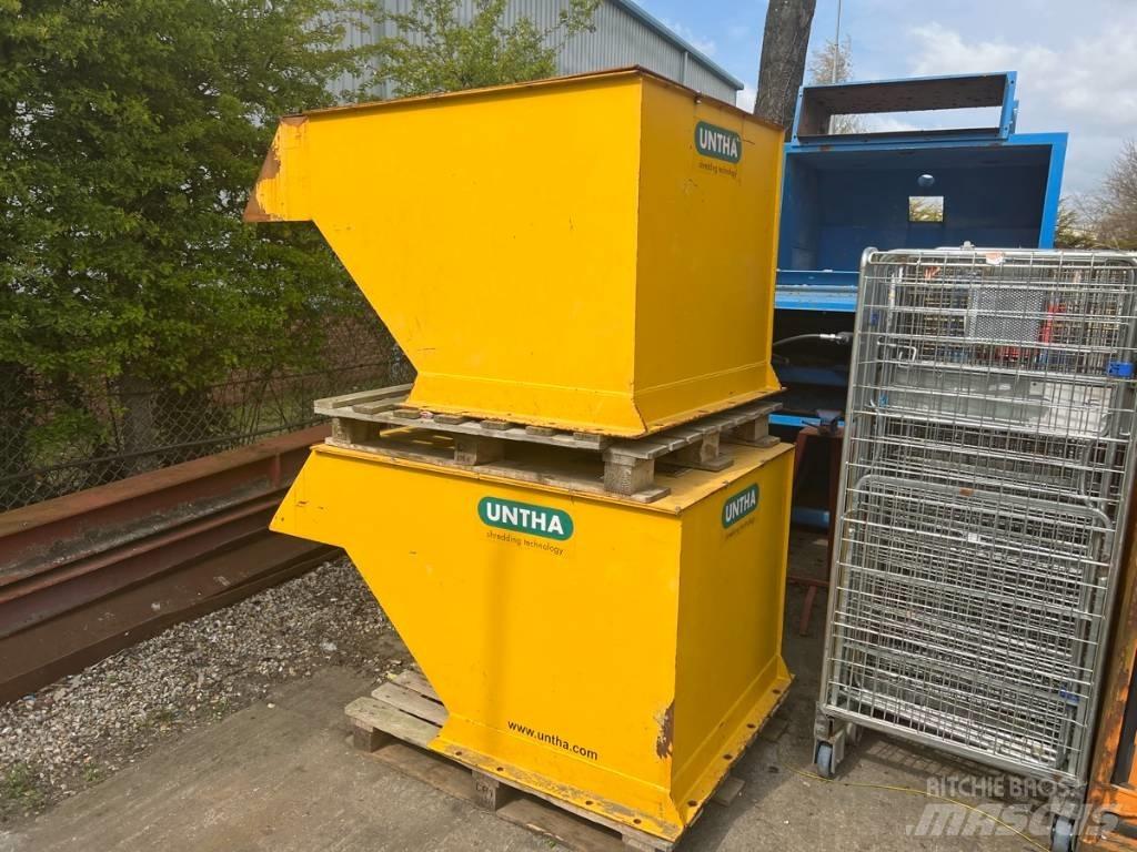 Untha RS50 Feed Hood Afvalverwerking / recycling & groeve spare parts