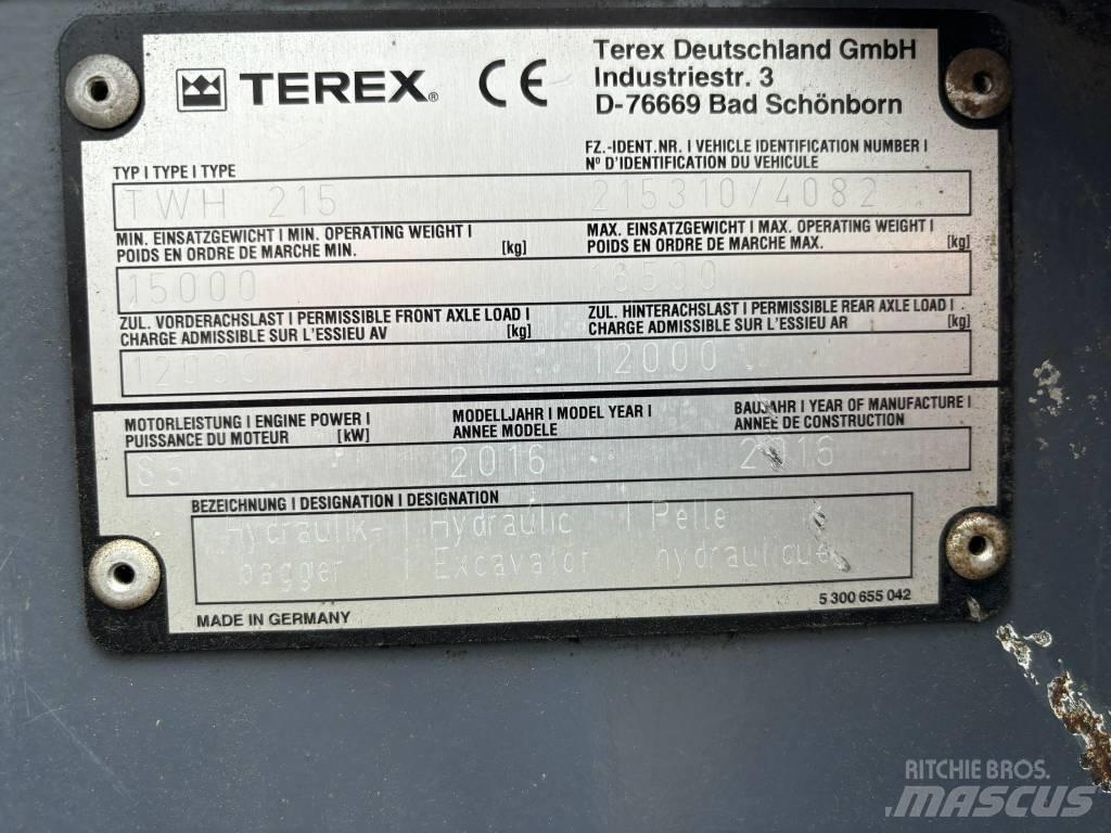 Terex TWH215 Sorteer / afvalscheidings machines