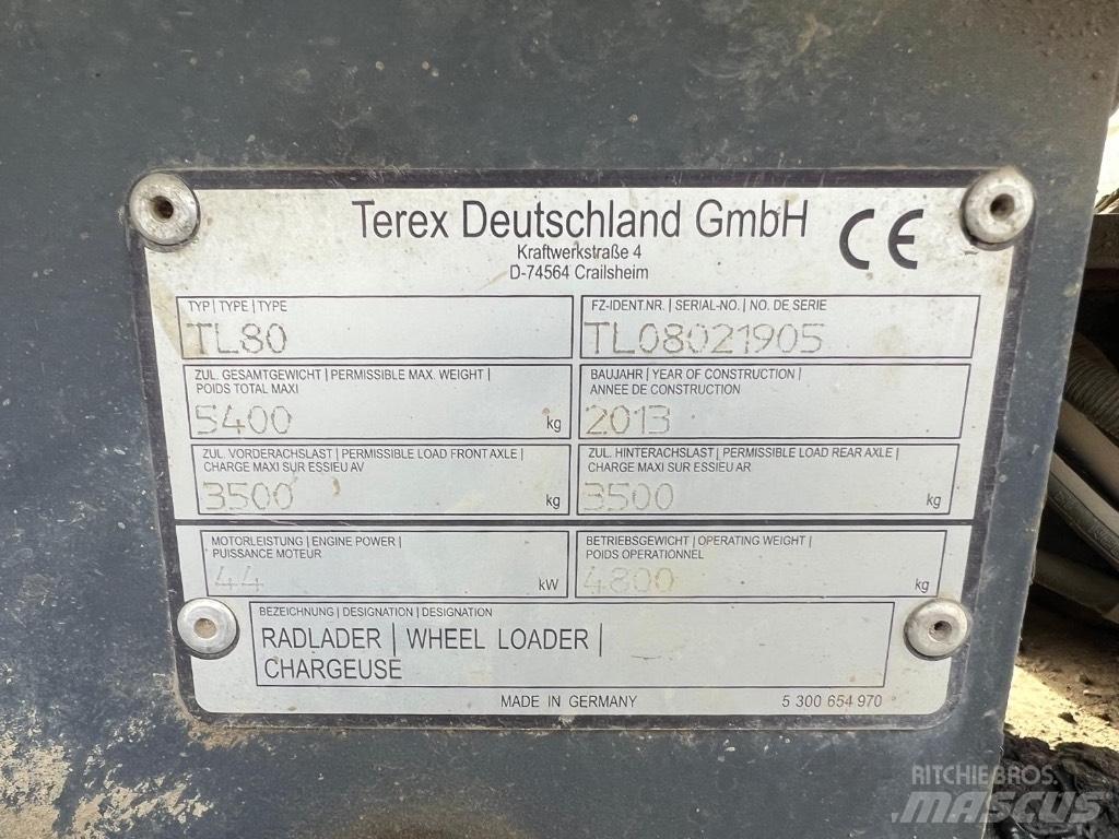 Terex TL 80 Wielladers