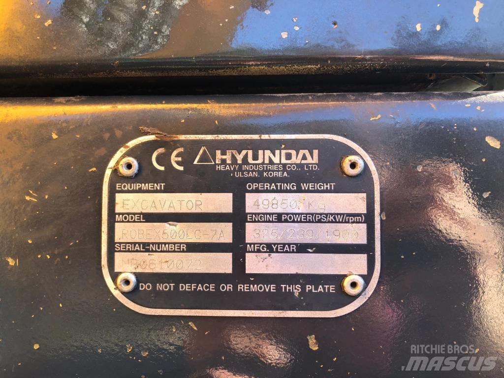 Hyundai R500LC-7A Rupsgraafmachines
