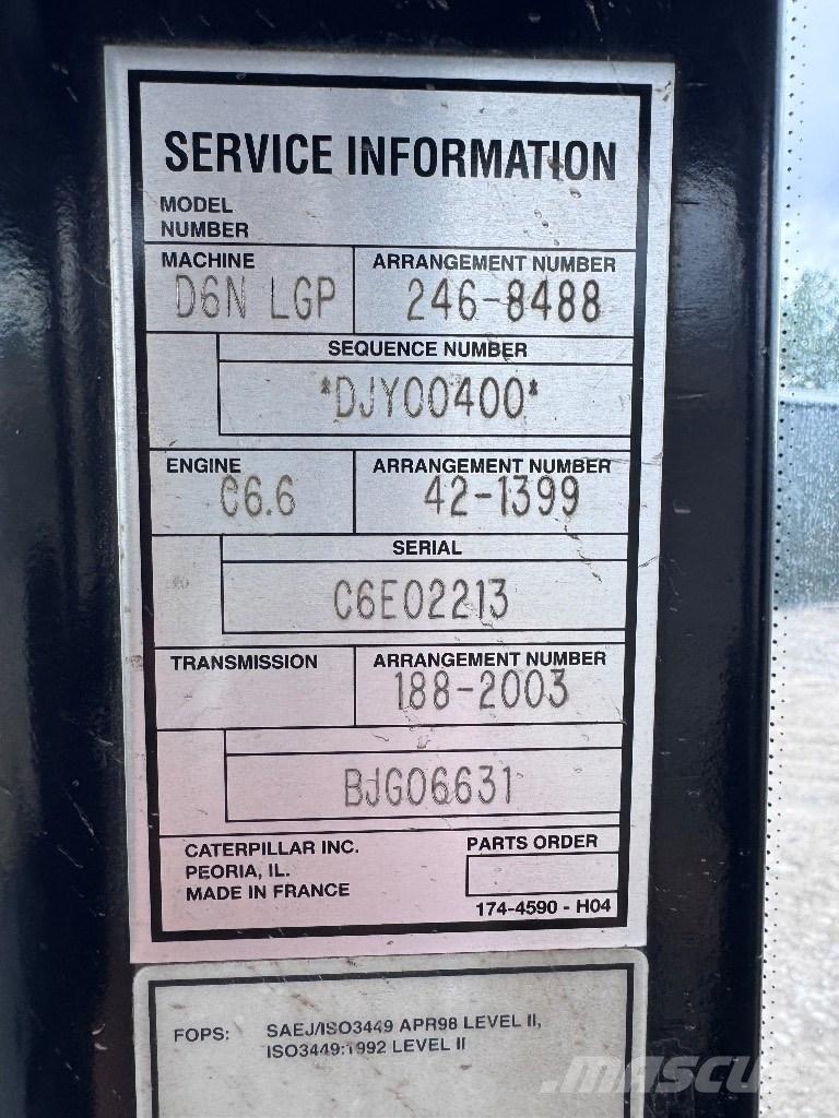 CAT D 6 N LGP Rupsdozers