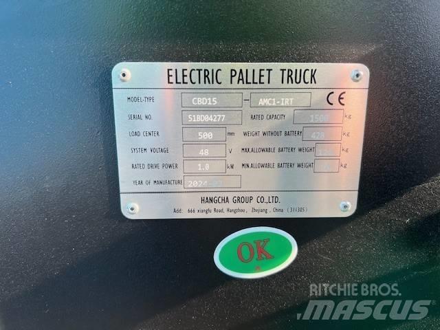 Hangcha CBD 15 AMC1 Electro-pallettrucks
