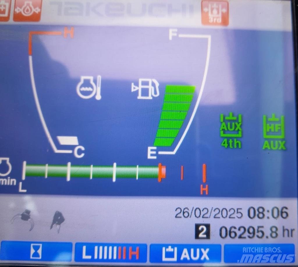 Takeuchi TB 260 Minigraafmachines < 7t