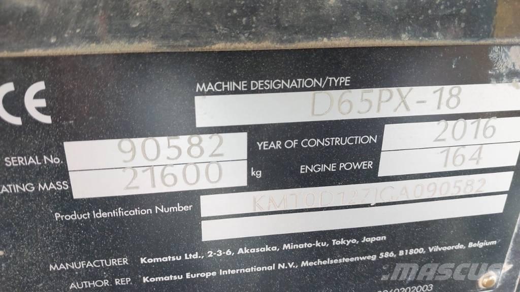 Komatsu D 65 PX-18 Rupsdozers