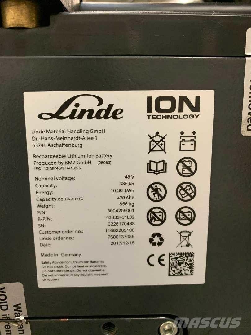 Linde E16P ION Elektrische heftrucks