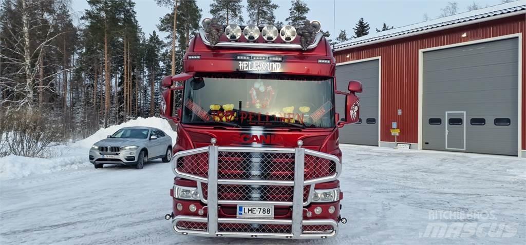 Scania P440 Containertrucks met kabelsysteem