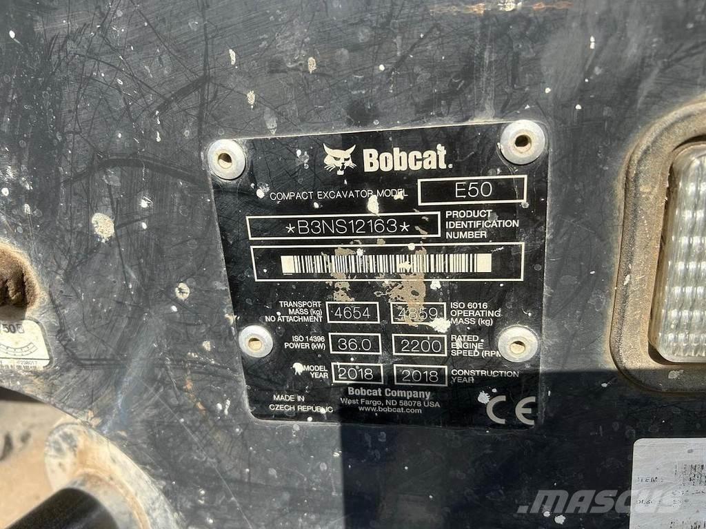 Bobcat E50 Minigraafmachines < 7t