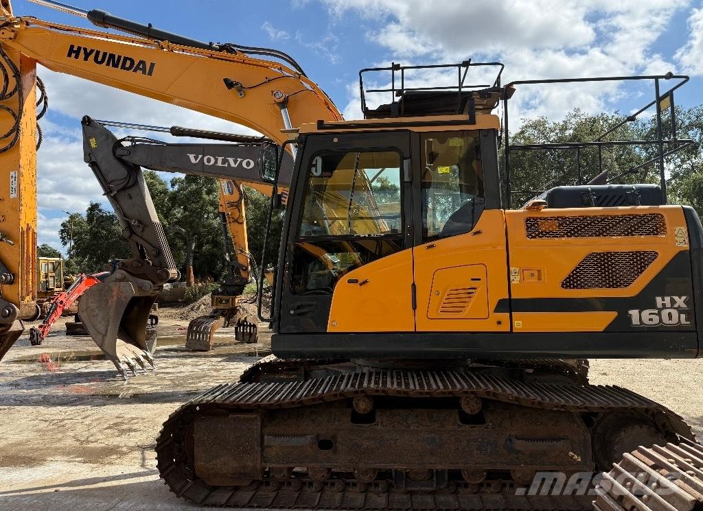 Hyundai HX 160 L Rupsgraafmachines