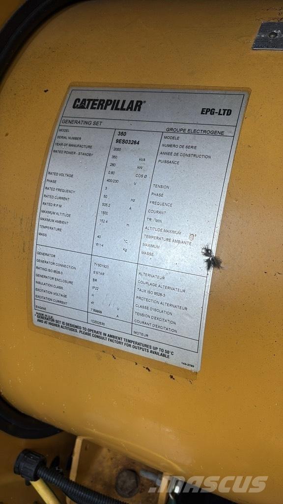CAT 350 KVA Diesel generatoren