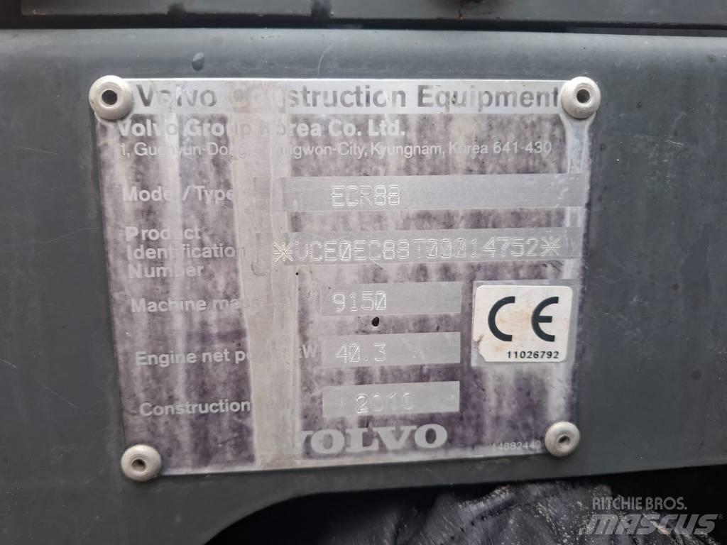 Volvo ECR 88 Midigraafmachines 7t - 12t