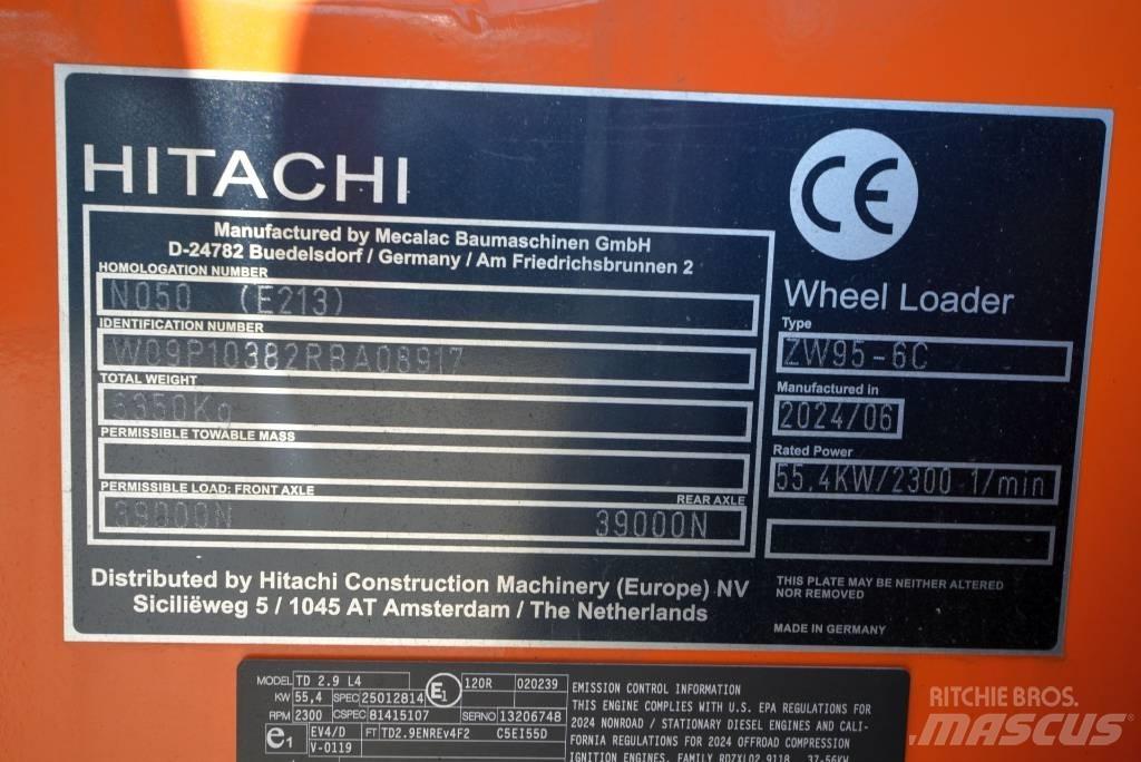 Hitachi ZW 95-6 C Wielladers