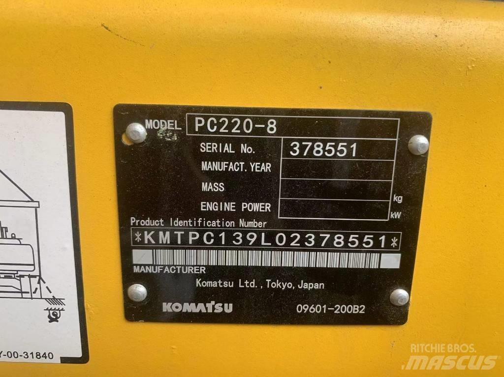 Komatsu PC 220-8 Rupsgraafmachines