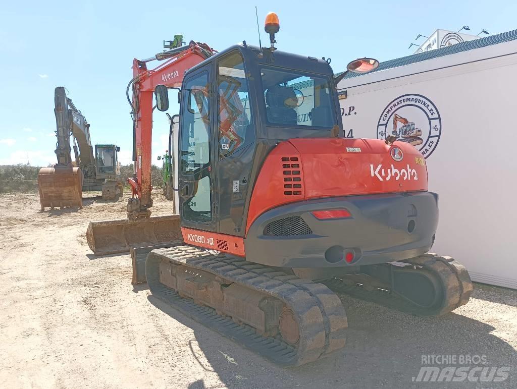 Kubota KX080-4a Graafmachines voor de bosbouw