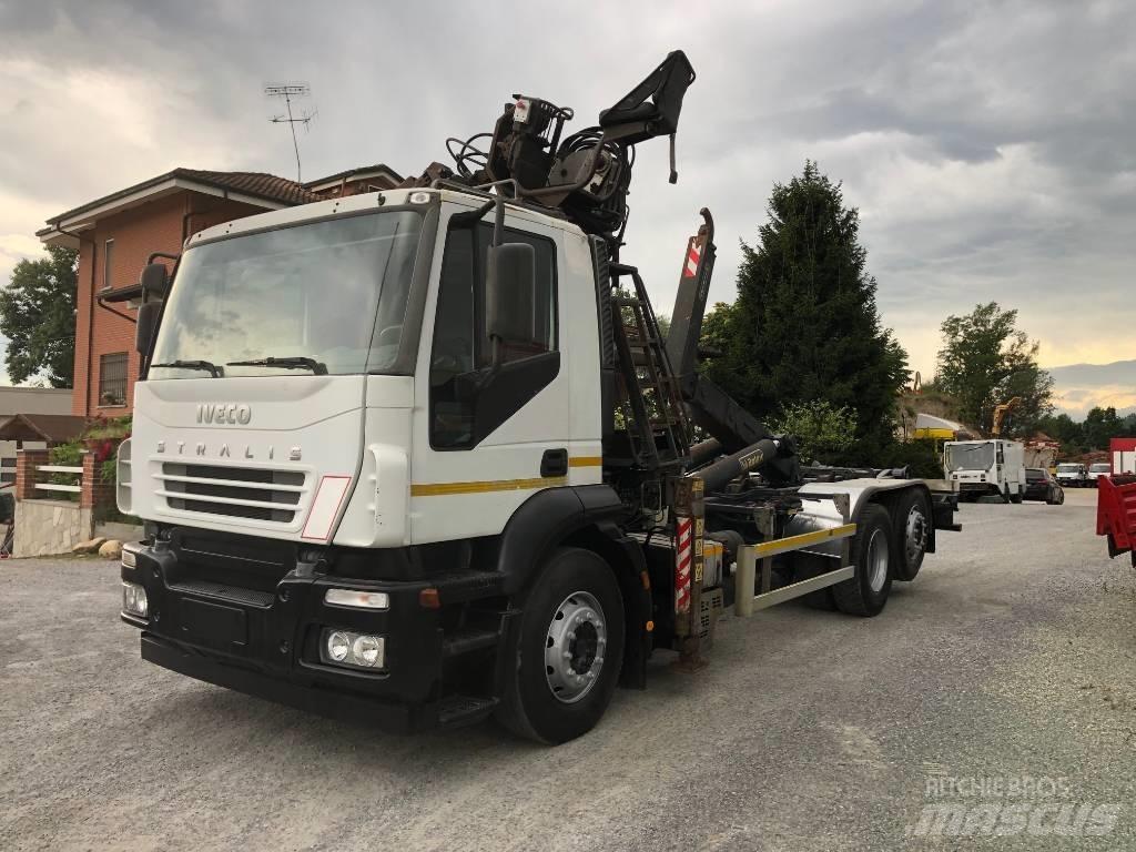 Iveco Stralis 350 Containertrucks met kabelsysteem