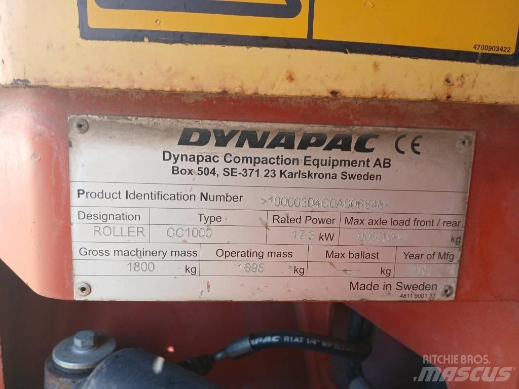 Dynapac CC1000, Vält Duowalsen