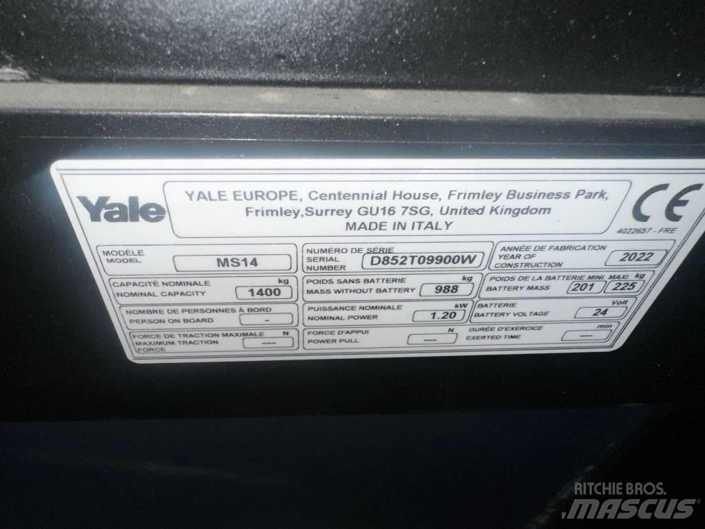 Yale MS 14 AC Stapelaar meeloop